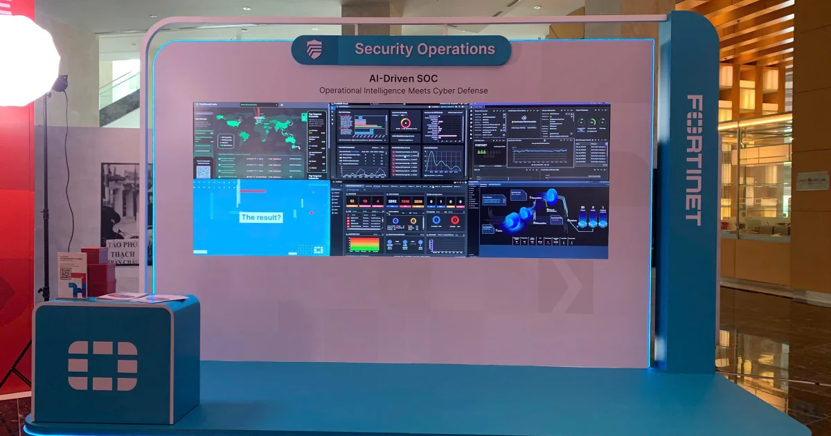 Dự Án Lắp Đặt Màn Hình Ghép SOC Cho Fortinet | Video Wall Chuyên Nghiệp