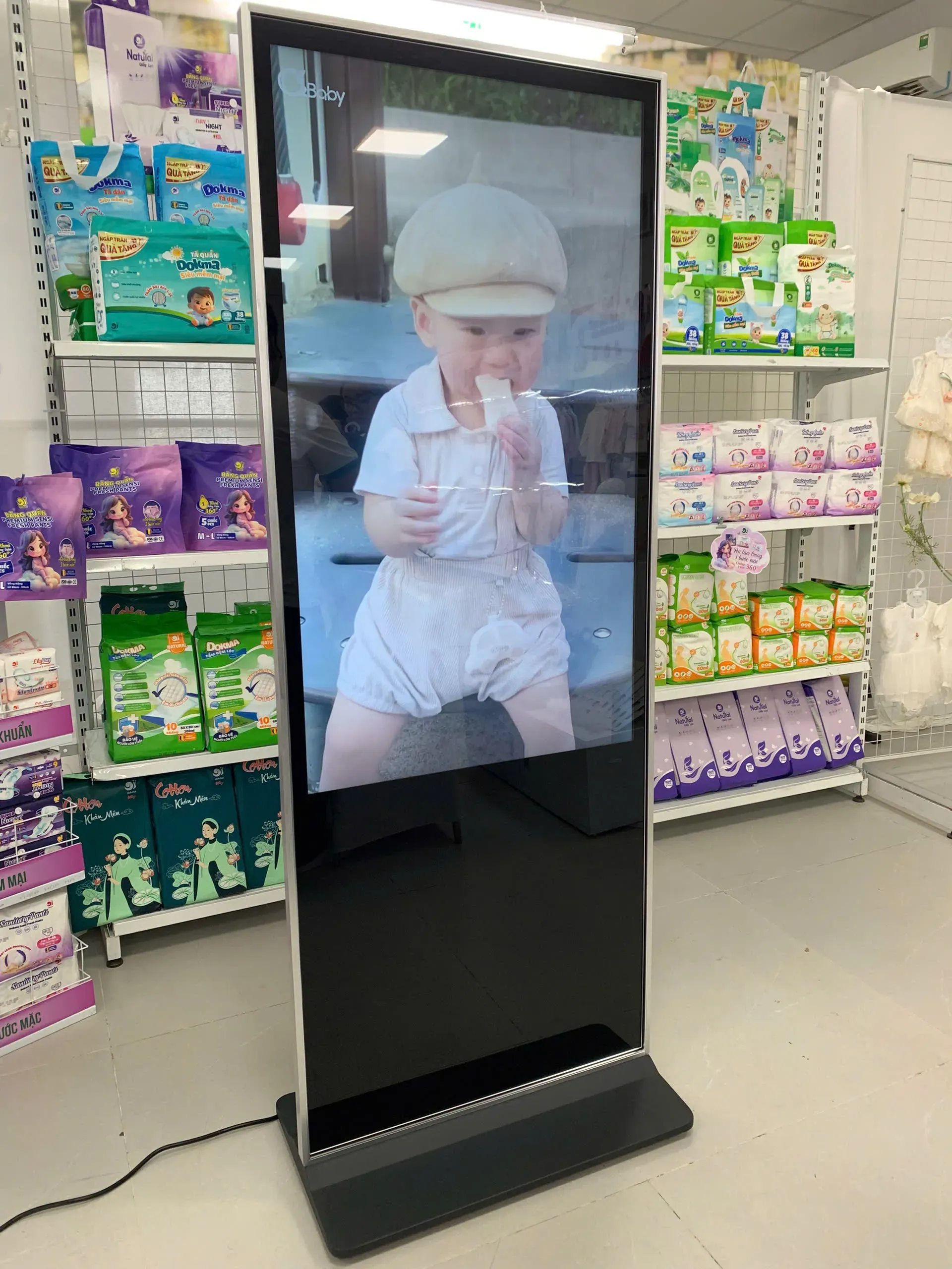 Dự &aacute;n đ&atilde; triển khai với m&agrave;n h&igrave;nh Standee